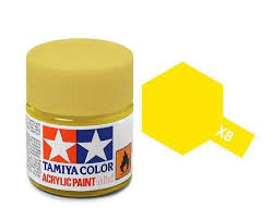 TAMIYA X-8 Lemon Yellow Mini Acrylic 10ml - T81508