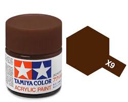 TAMIYA X-9 Brown Mini Acrylic 10ml - T81509