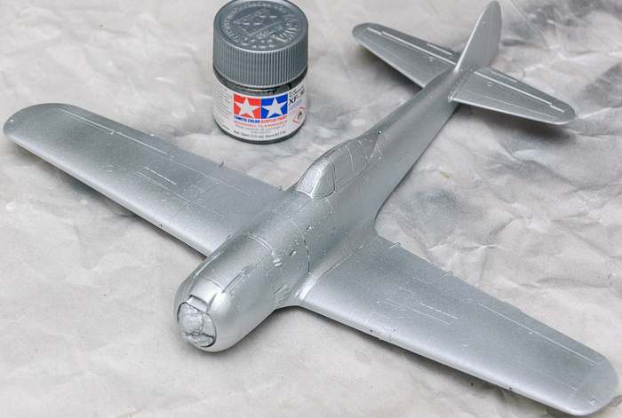 TAMIYA XF-16 Flat Aluminium Mini Acrylic 10ml - 81716