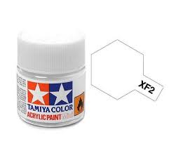TAMIYA XF-2 Flat White Mini Acrylic 10ml - T81702