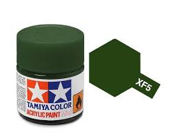 TAMIYA XF-5 Flat Green Mini Acrylic 10ml - 81705