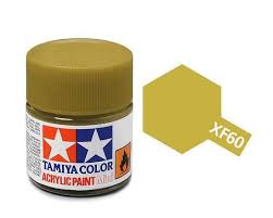 TAMIYA XF-60 Dark Yellow Mini Acrylic 10ml - 81760
