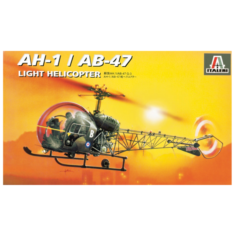 ITALERI AH-1/AB-47 Light Helicopter 1:72 - 0095S