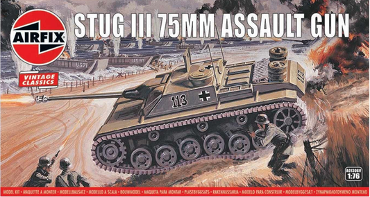 AIRFIX Stug III 75mm Assault Gun Tank 1:76 - A01306V