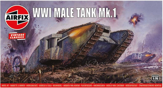 AIRFIX WWI British Male Tank Mk.1 1:76 - A01315V