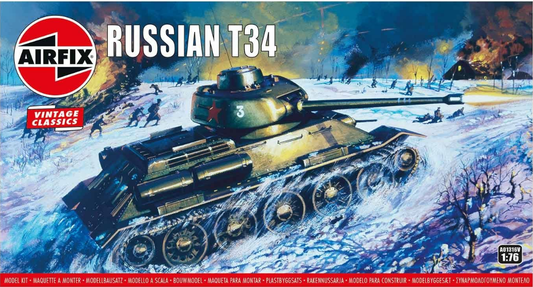 AIRFIX Russian T34 Tank 1:76 - A01316V