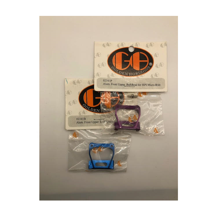RCG Offbrand Fr Upper Bulkhead Aluminium suit Micro RS4 - RCG-02341
