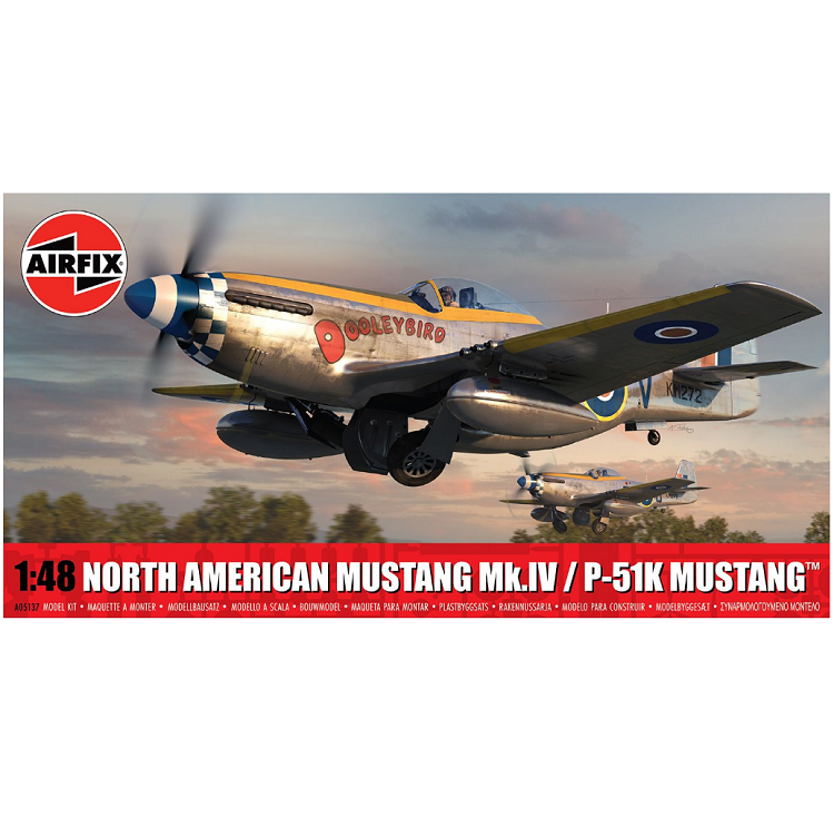 AIRFIX North American Mustang Mk. IV w/ Australian Decals 1:48 - A05137