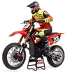 LOSI Promoto-MX Red RC Motorcycle RTR FXR Racing Scheme w/ Spektrum DX3PM Radio System & 3800kv Brushless Motor 1:4 - LOS06000T1