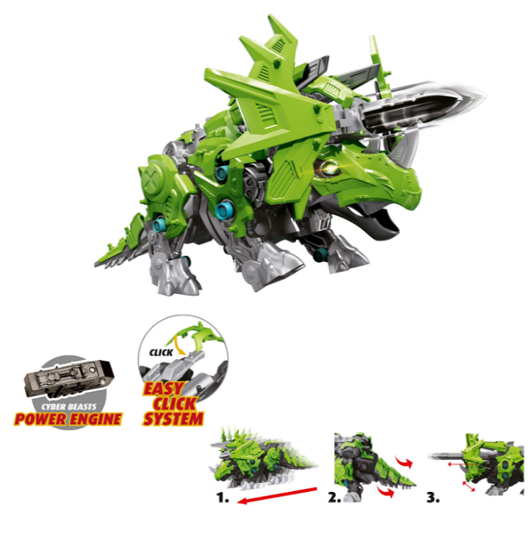 REVELL TerraTops Cyber Beasts Powered Kit 1:35 - 07852