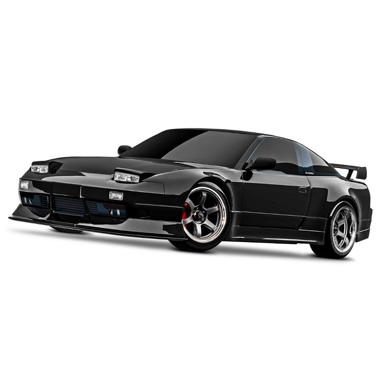 TRAXXAS 4-TEC Nissan 240SX Black RWD Drift w/ TSM & Bluetooth Module - 105247-4BLK