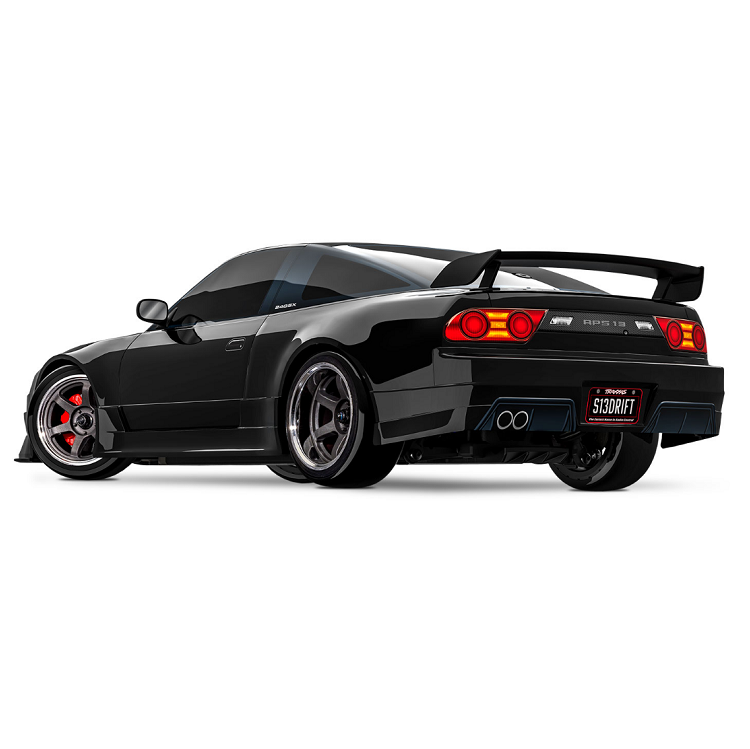 TRAXXAS 4-TEC Nissan 240SX Black RWD Drift w/ TSM & Bluetooth Module - 105247-4BLK