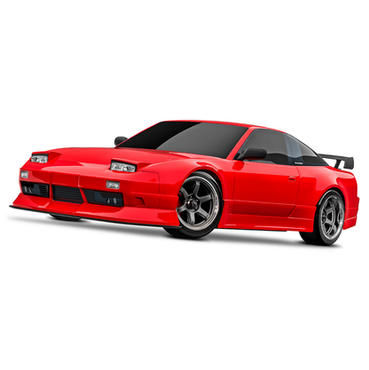 TRAXXAS 4-TEC Nissan 240SX Red RWD Drift w/ TSM & Bluetooth Module - 105247-4RED