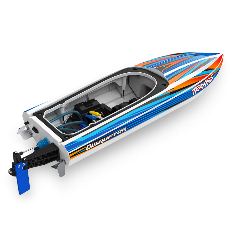 TRAXXAS Disruptor Boat Orange inside hull - 106064-4PINK