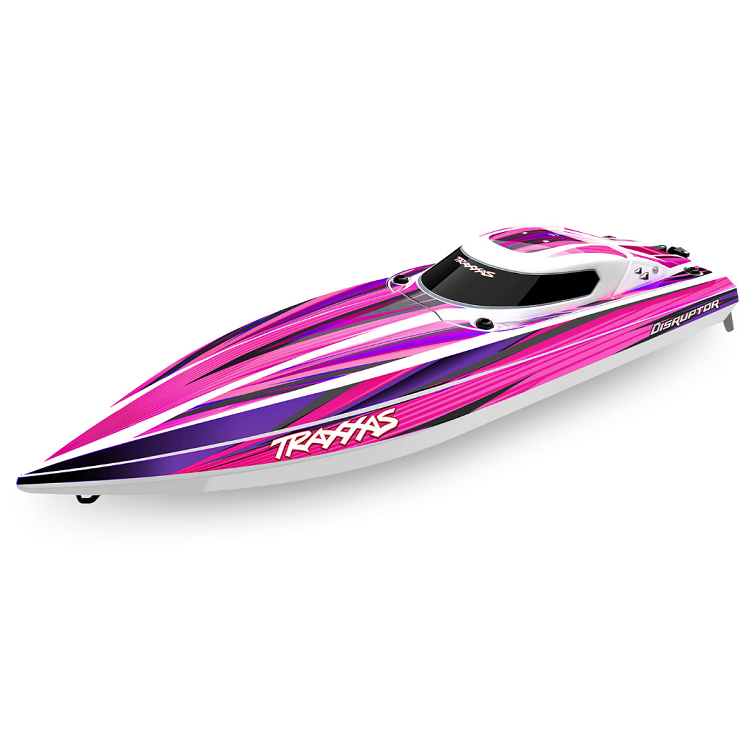 TRAXXAS Disruptor Boat Pink w/ TQ 2.4Ghz Radio - 106064-4PINK