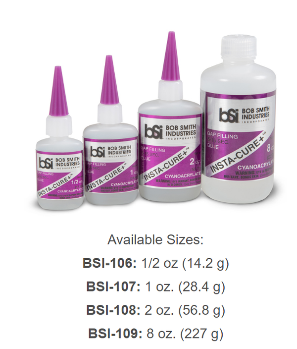 BSI Insta Cure+ Gap Filling CA Glue 30ml - BSI107