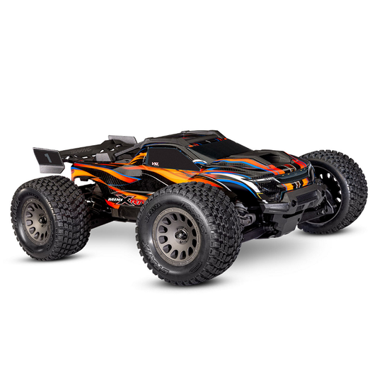 TRAXXAS Mini XRT Orange VXL-3S w/ Lipo Battery & Charger - 108076-1ORNG