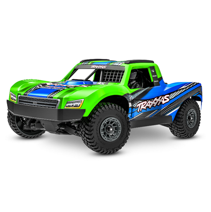 TRAXXAS Mini Slash Green BL-2S w/ 2.4Ghz Radio, Lipo Battery & Charger - 108164-1GRN