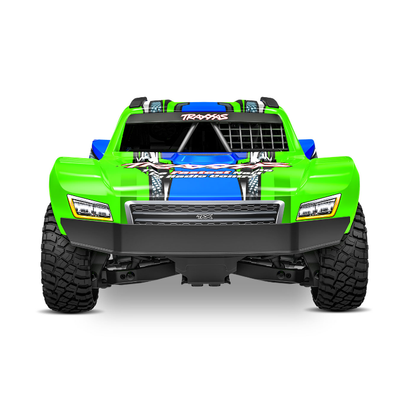 TRAXXAS Mini Slash Green BL-2S w/ 2.4Ghz Radio, Lipo Battery & Charger - 108164-1GRN