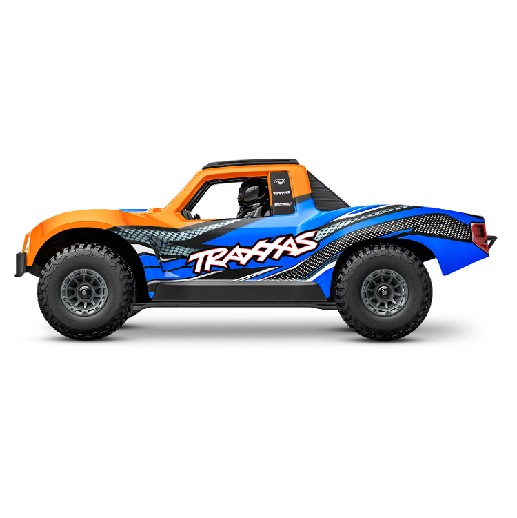 TRAXXAS Mini Slash Orange BL-2S w/ 2.4Ghz Radio, Lipo Battery & Charger - 108164-1ORNG