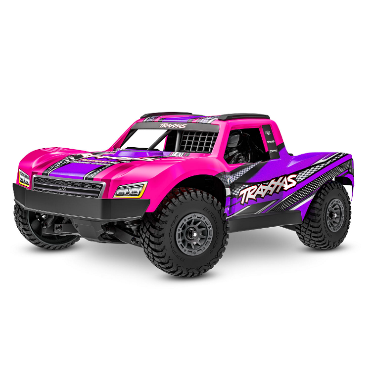 TRAXXAS Mini Slash Pink BL-2S w/ 2.4Ghz Radio, Lipo Battery & Charger - 108164-1PINK