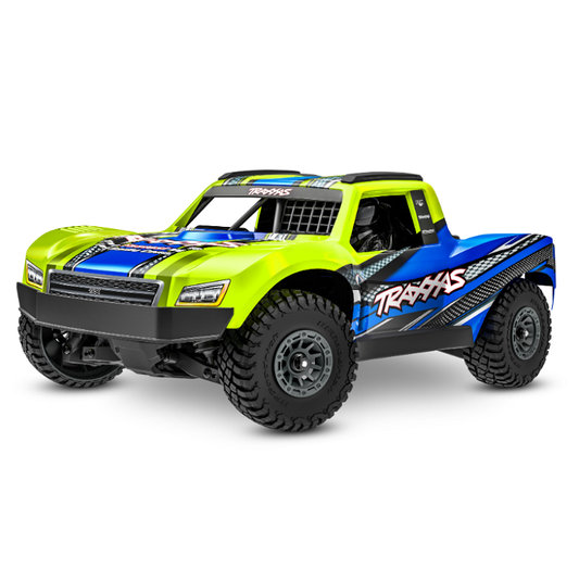 TRAXXAS Mini Slash Yellow BL-2S w/ 2.4Ghz Radio, Lipo Battery & Charger - 108164-1YLW