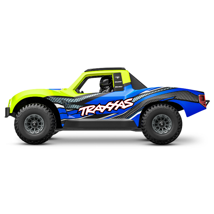 TRAXXAS Mini Slash Yellow BL-2S w/ 2.4Ghz Radio, Lipo Battery & Charger - 108164-1YLW