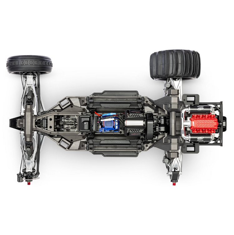 TRAXXAS Funco 2wd Orange Pro-Scale Sand Car chassis detail - 109076-4ORNG