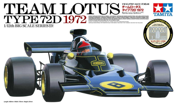 TAMIYA 1972 Team Lotus Type 72D 1:12 - 12046