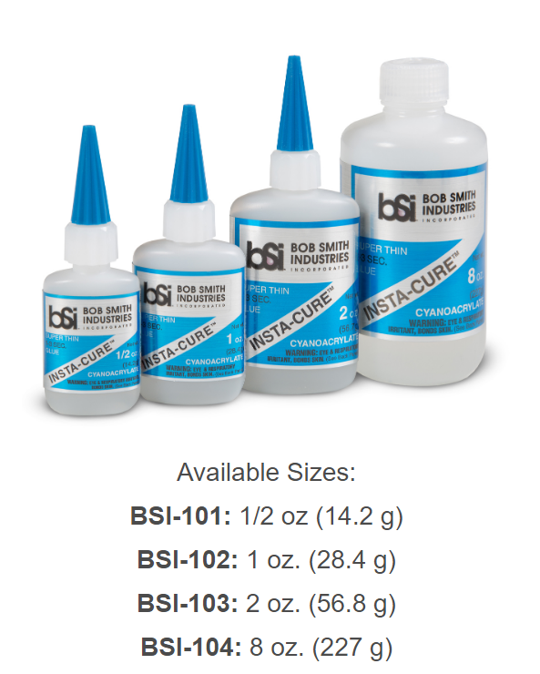 BSI Insta-Cure Thin Super Glue CA 15ml - BSI101