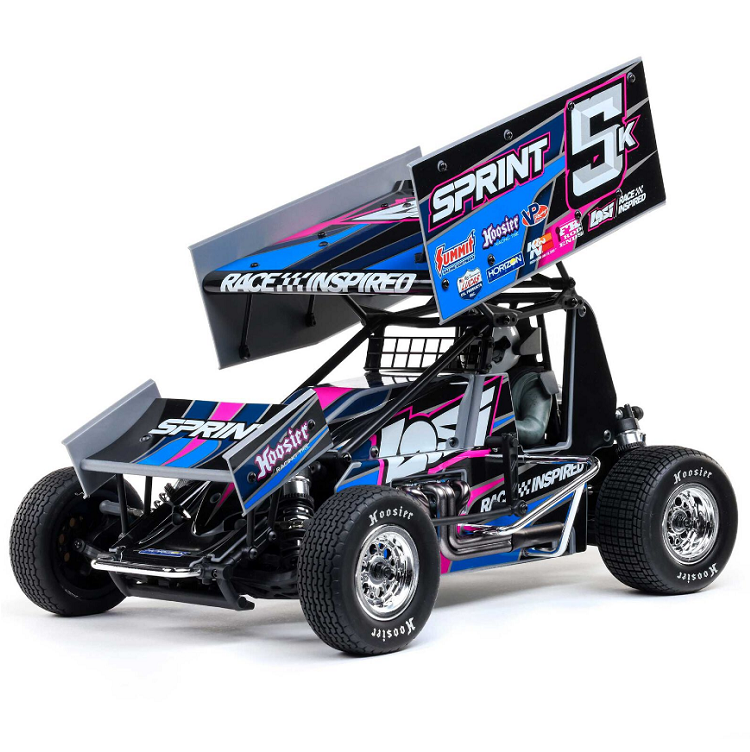 LOSI 22S Sprint Car Blue 1:10 2WD w/ 2.4Ghz Radio - LOS-1387T1