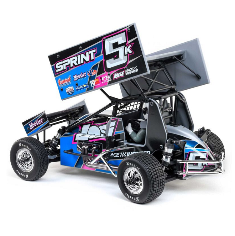 LOSI 22S Sprint Car Blue 1:10 2WD w/ 2.4Ghz Radio - LOS-1387T1