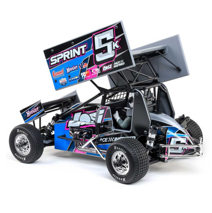 LOSI 22S Sprint Car Blue 1:10 2WD w/ 2.4Ghz Radio - LOS-1387T1