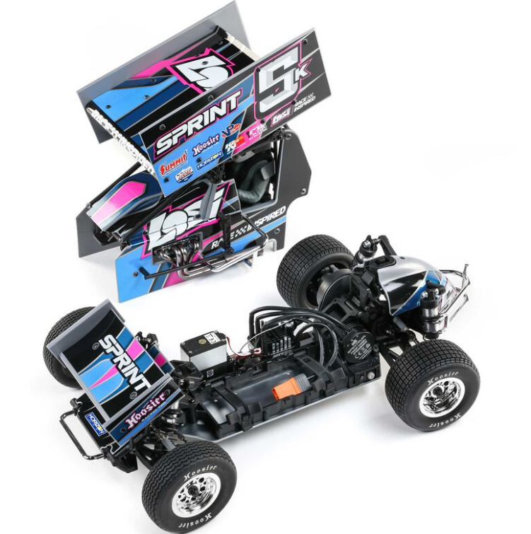 LOSI 22S Sprint Car Blue 1:10 2WD w/ 2.4Ghz Radio - LOS-1387T1