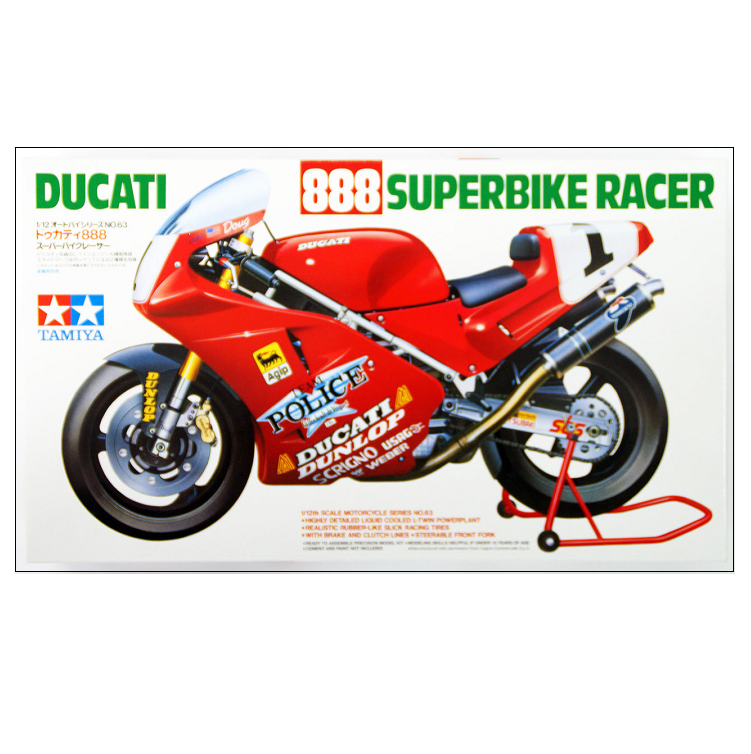 TAMIYA Ducati 888 Superbike 1:12 - 14063