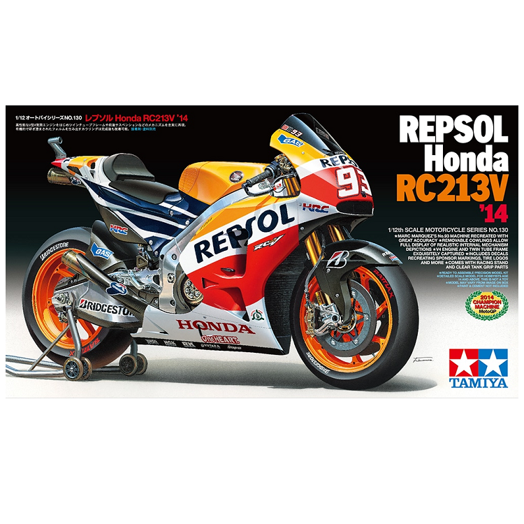 TAMIYA 2014 Repsol Honda RC213V 1:12 - 14130