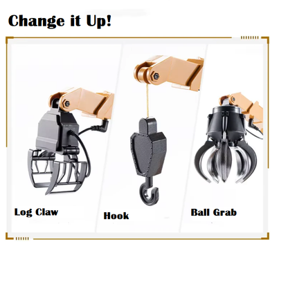 HUINA 1:14 Dump Truck with Arm Loader w/ Radio, Battery and Charger - HN1538