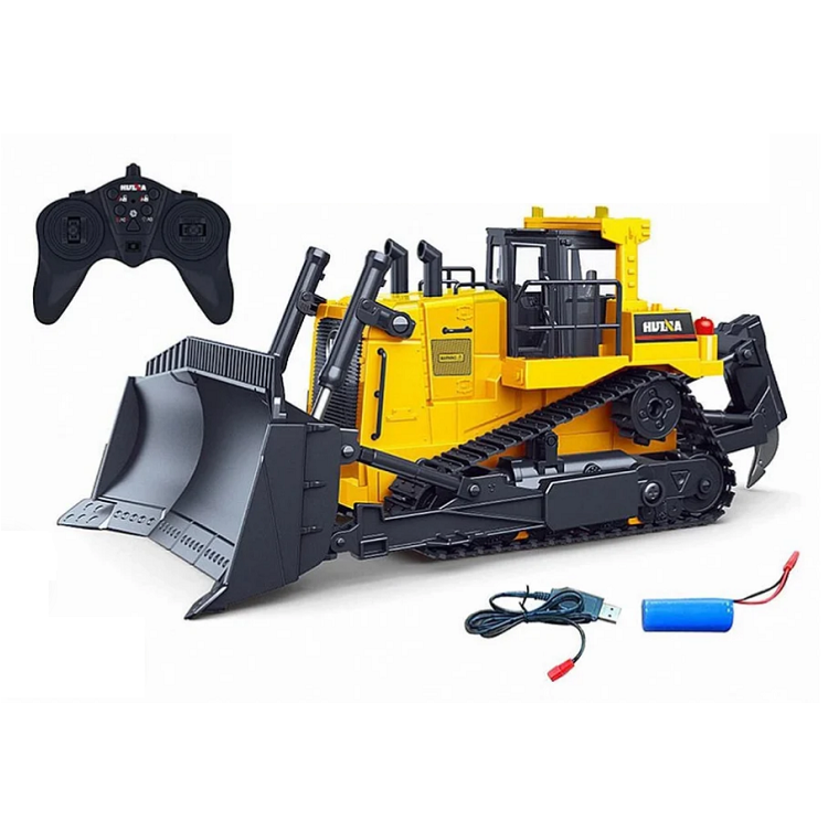 HUINA 1:16 Bulldozer w/ Radio, Battery and Charger - HN1554