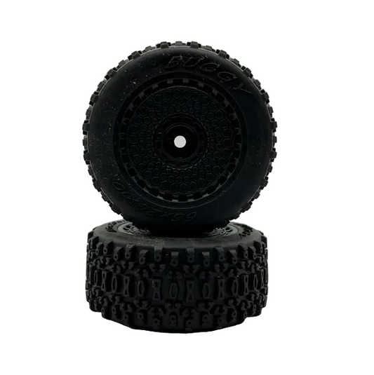 TORNADO 1:18 Buggy Wheels & Tyres 12mm Hex suits Tsunami 2pcs - TRC-18-61-21