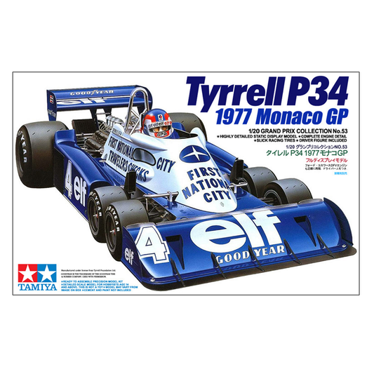 TAMIYA Tyrrell P34 1977 Monaco GP 1:20 - 20053