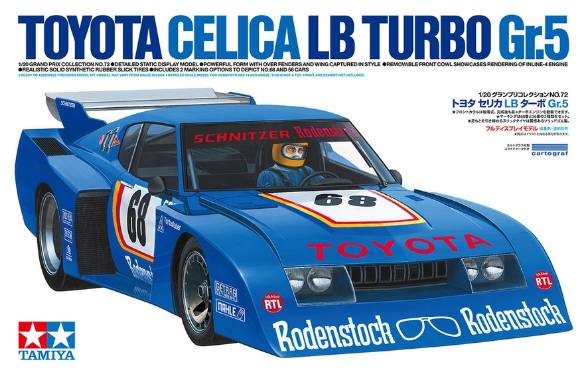 TAMIYA Toyota Celica LB Turbo Gr.5 1:20 - 20072