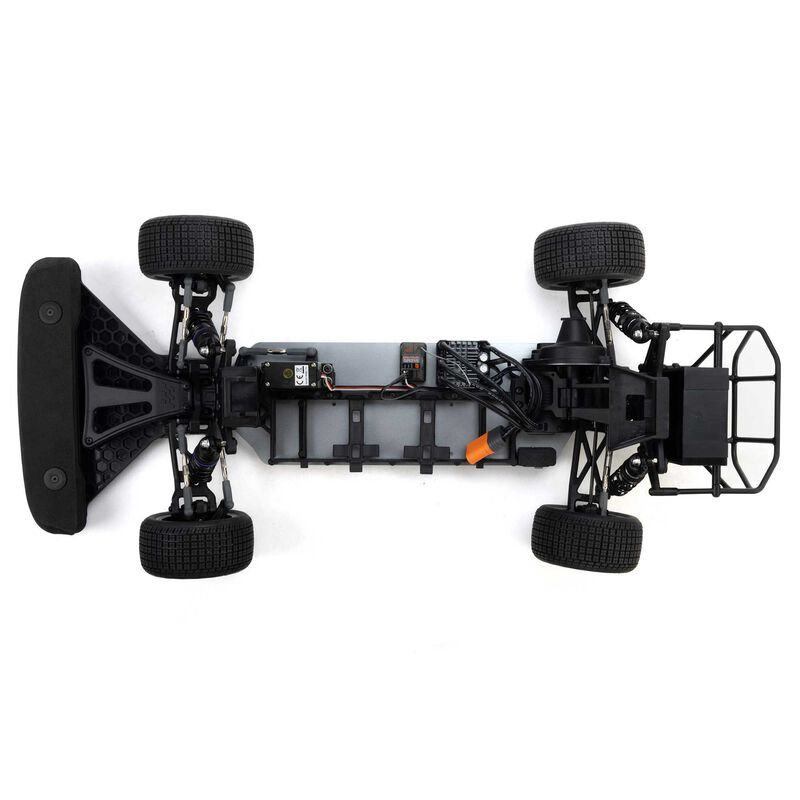 LOSI 22S Green Late Model Dirt Oval SC Truck chassis detail - LOS-2167T2