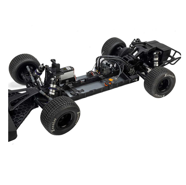 LOSI 22S Green Late Model Dirt Oval SC Truck chassis detail - LOS-2167T2