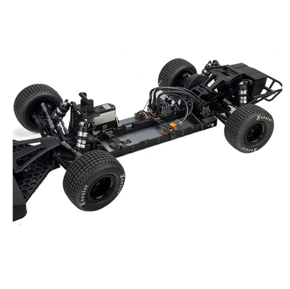 LOSI 22S Green Late Model Dirt Oval SC Truck chassis detail - LOS-2167T2