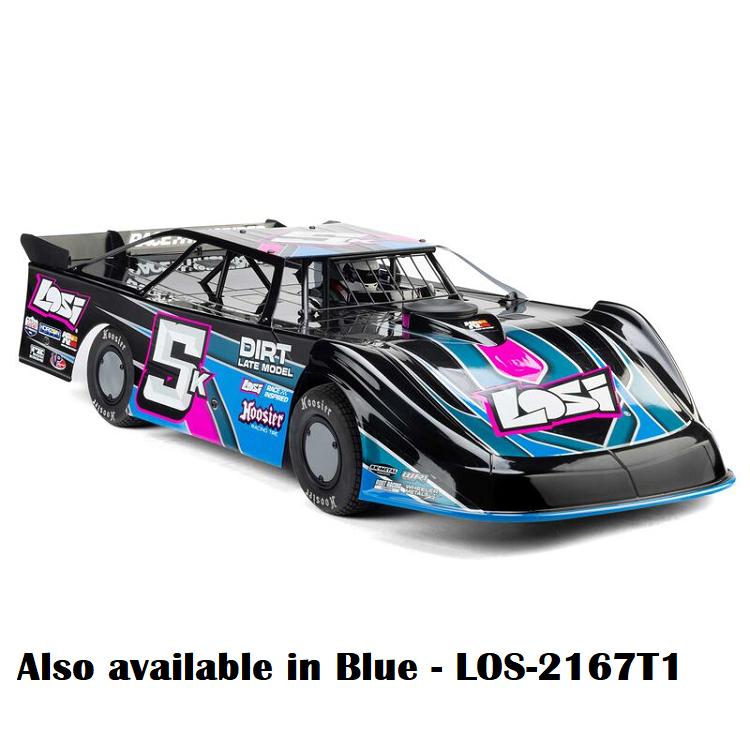 LOSI 22S Blue Late Model Dirt Oval SC Truck w/ 2.4Ghz Radio - LOS-2167T1