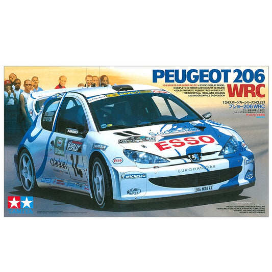 TAMIYA Peugot 206 1998 WRC 1:24 - 24221