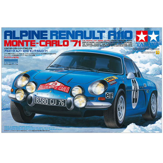 TAMIYA Alpine Renault A110 1971 Monte-Carlo 1:24 - 24278