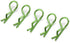 ABSIMA Green Body Clips Large 10pcs - AB2440017