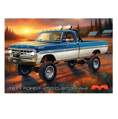 MOEBIUS 1971 Ford F250 Custom Lifted 4x4 1:25 - MOE2567