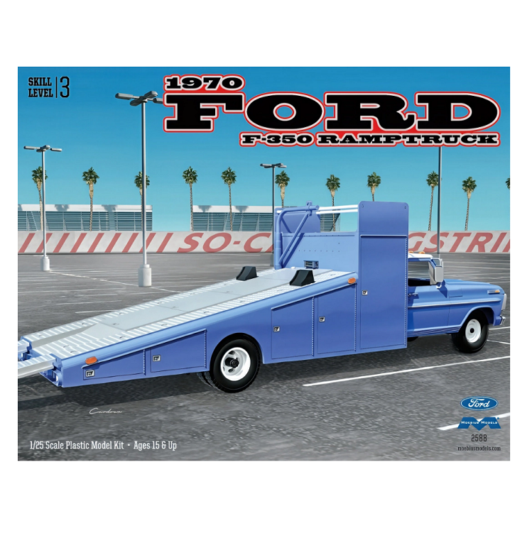 MOEBIUS 1970 Ford F350 Ramp Truck 1:25 - MOE2588